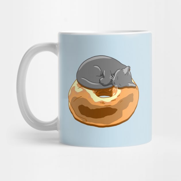 Bagel Cat - Grey by CCDesign